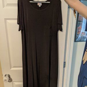 Solid Black, HTF Carly High Low Dress